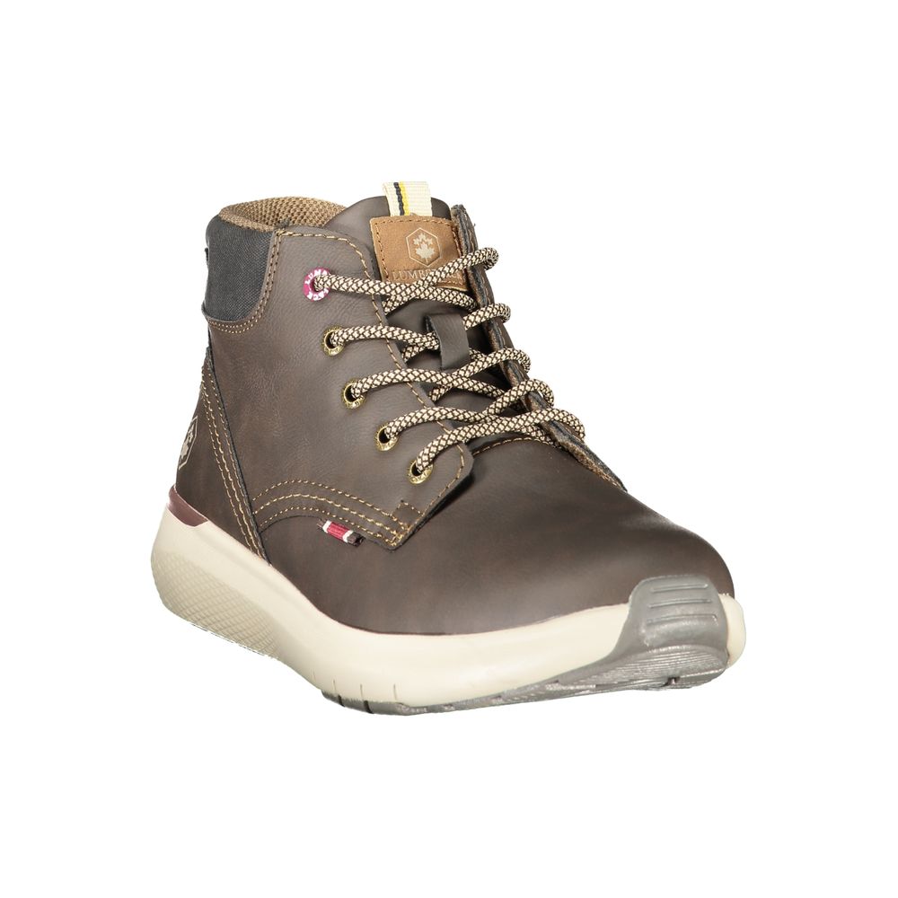 Brown Polyurethane Men's Boot