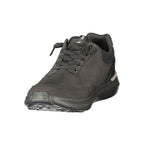 Black Polyurethane Men's Sneaker