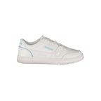 White Polyurethane Women Sneaker