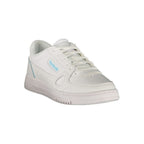 White Polyurethane Women Sneaker