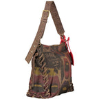 Brown Cotton Women's Bag