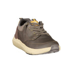 Brown Polyurethane Men's Sneaker