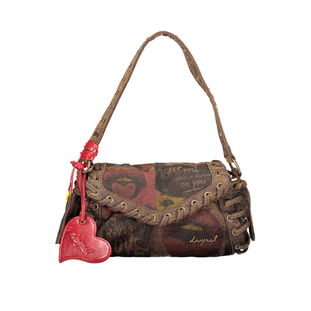 Brown Cotton Women's Bag