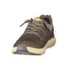 Brown Polyurethane Men's Sneaker