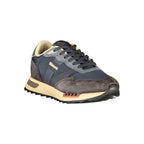 Blue Polyurethane Men's Sneaker