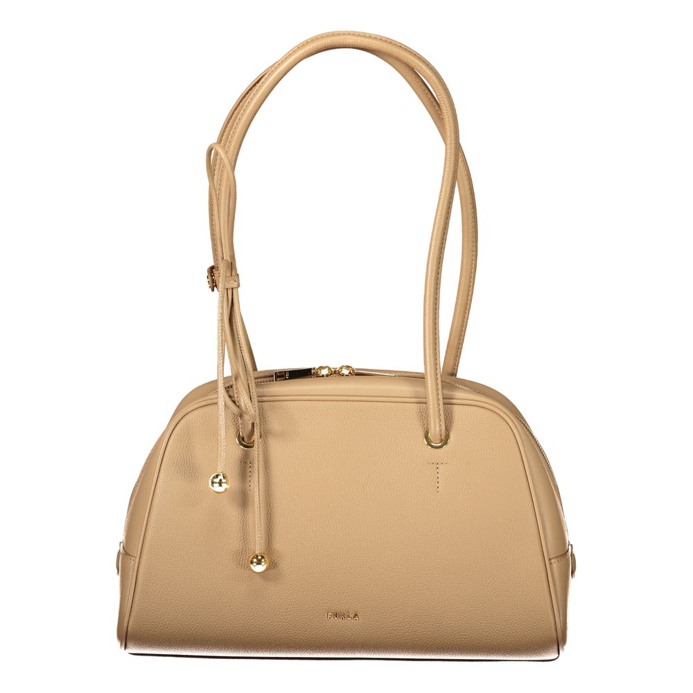 Beige Leather Women's Bag