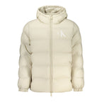 Beige Polyamide Shell Jacket