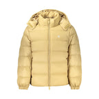 Beige Nylon Full-Length Jacket