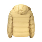 Beige Nylon Full-Length Jacket