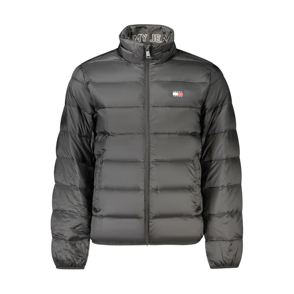 Black Polyester Shell Jacket