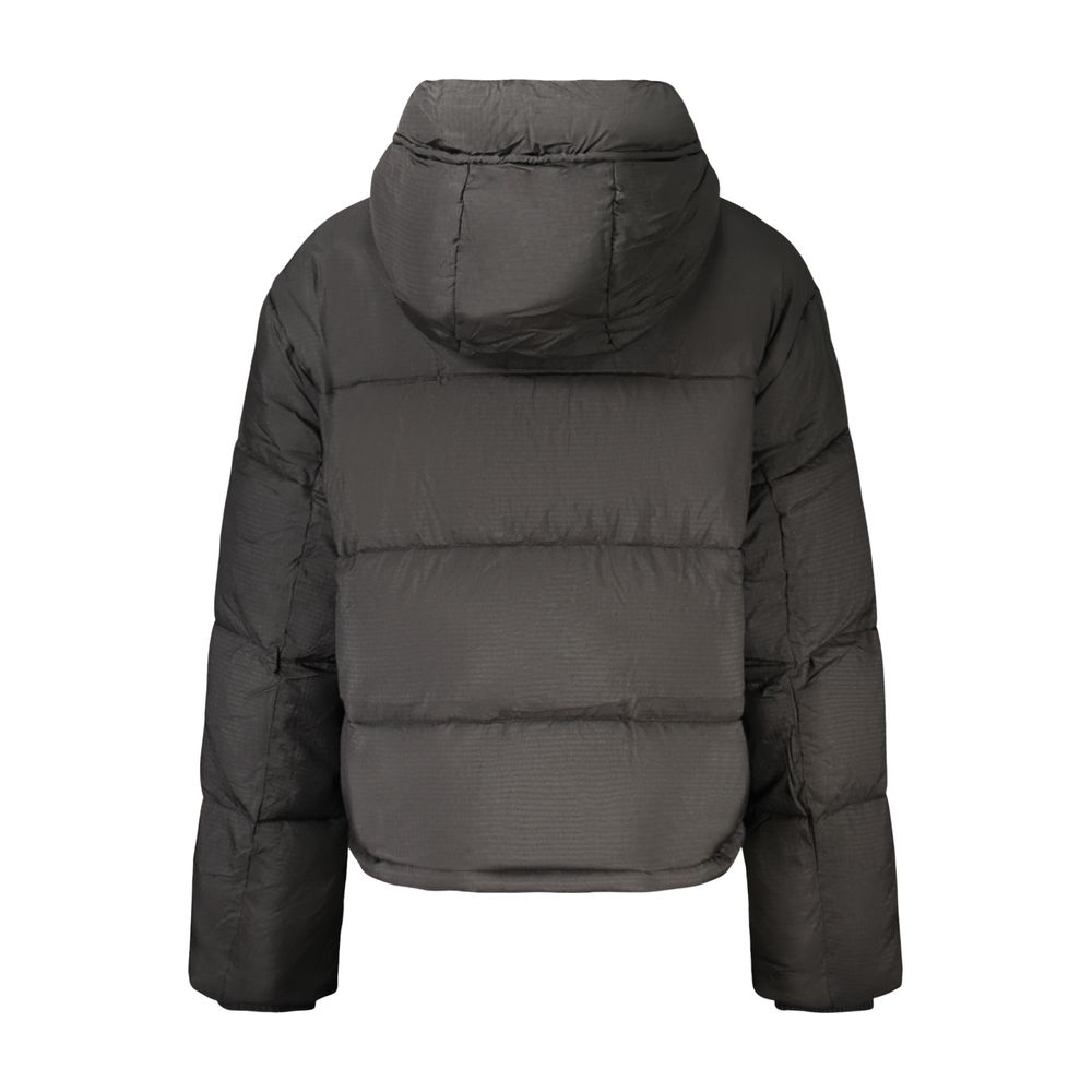 Black Polyester Shell Jacket