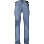 Blue Cotton Slim Fit Jeans