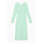 Green Polyamide Casual Dress