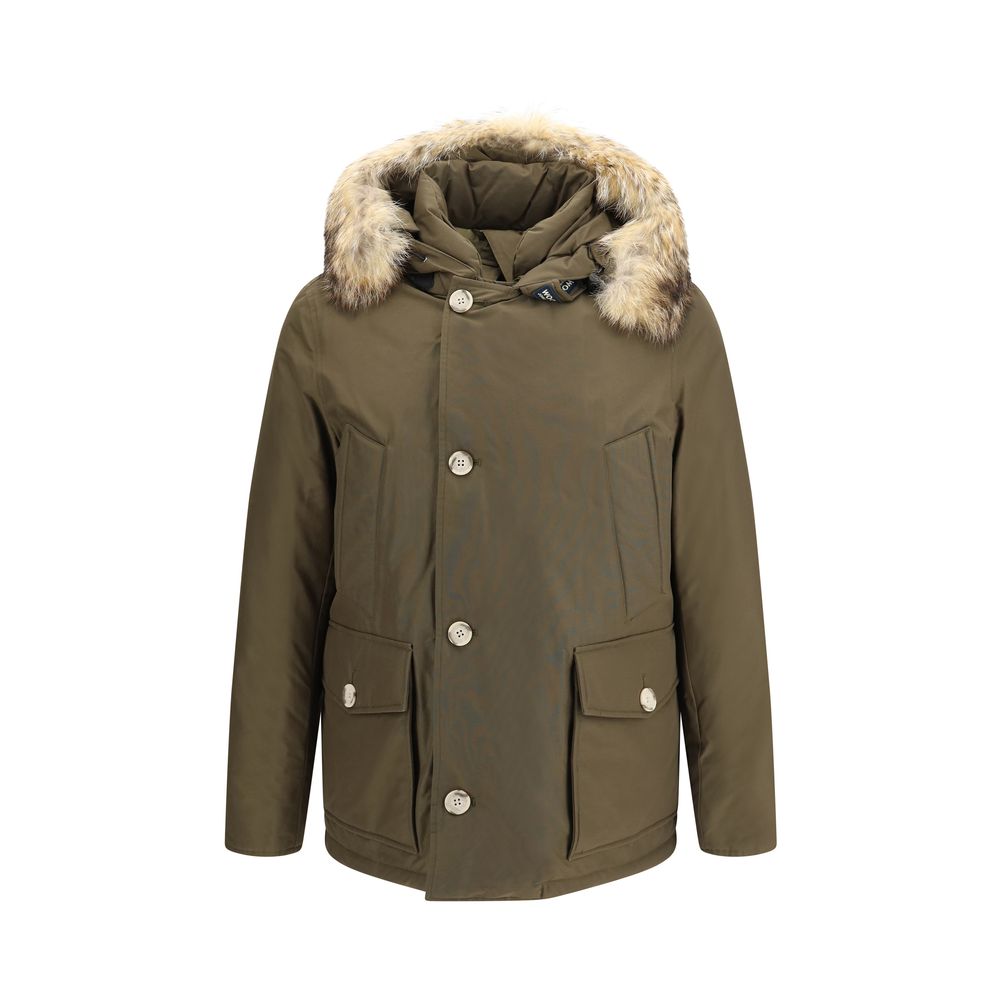 Bicolor Cotton Parka
