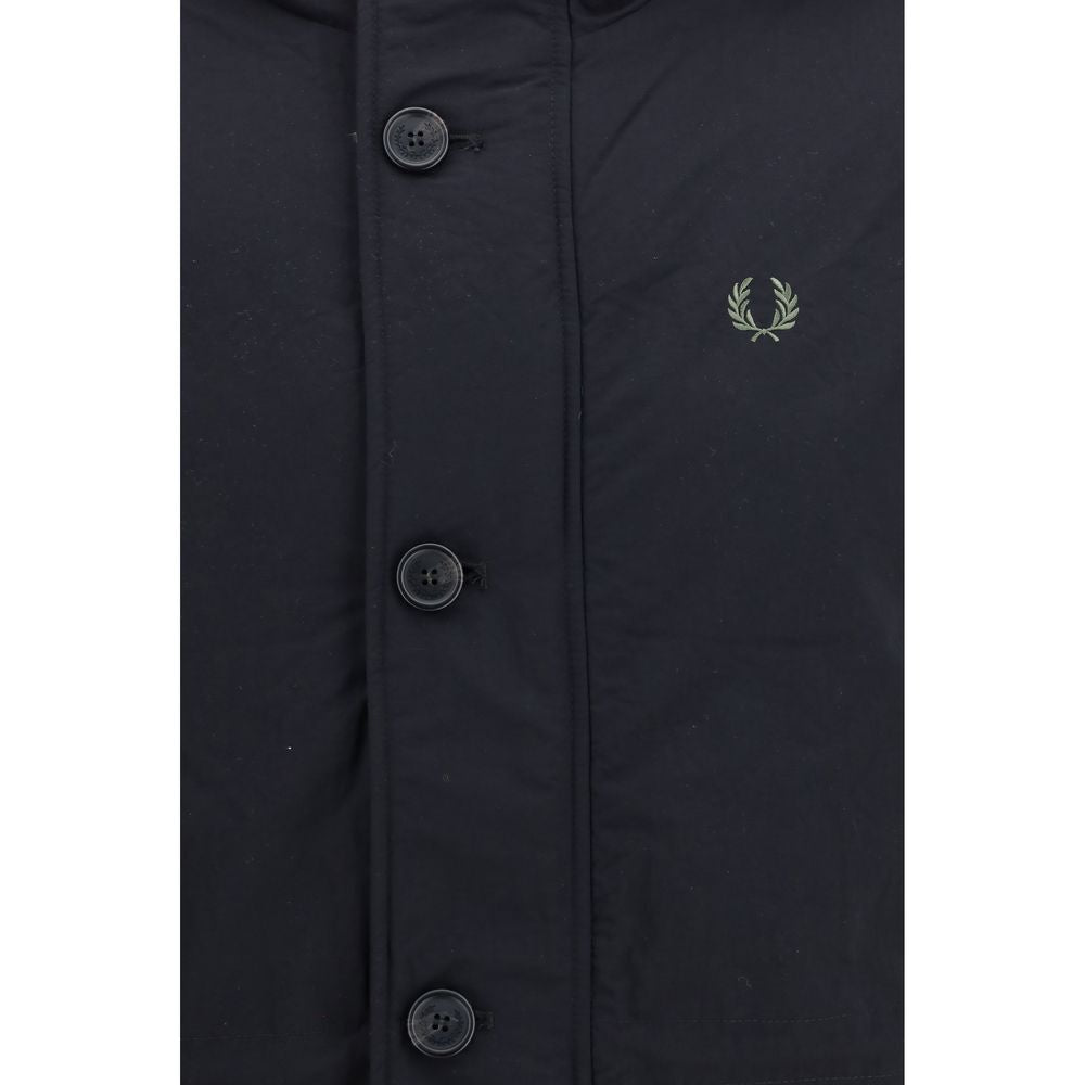 Black Recycled Polyamide Parka
