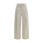 Beige Wool Oves Aries Dress Pants