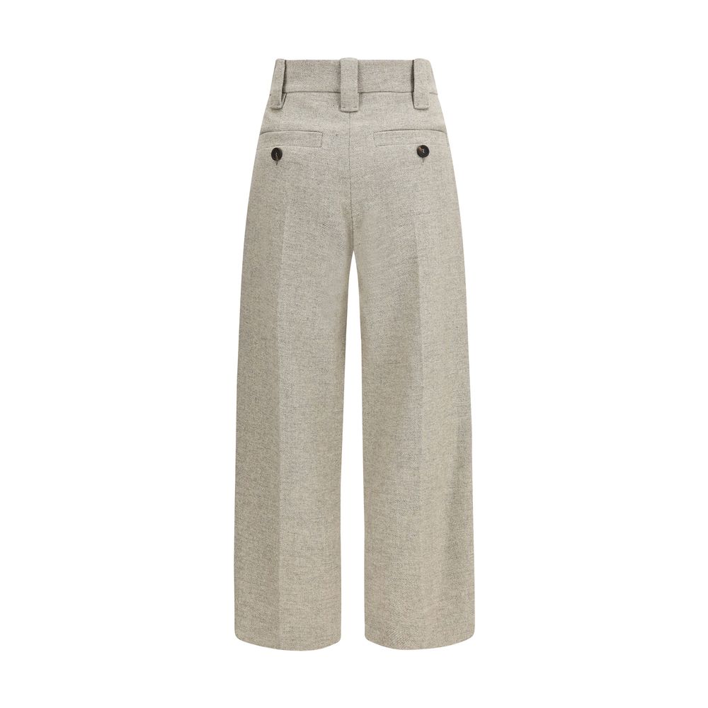 Beige Wool Oves Aries Dress Pants