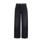 Black Cotton Jeans Denim
