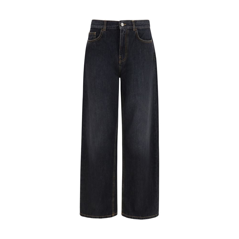 Black Cotton Jeans Denim