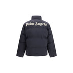Black Polyamide Full-Length Jacket