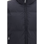 Black Polyamide Full-Length Jacket