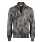 Grey Cotton Men Sweater