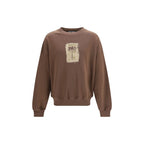 Brown Cotton Sweatshirt