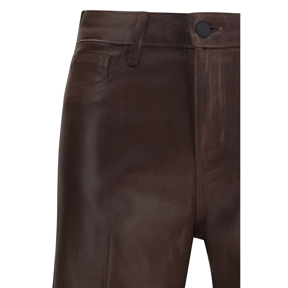 Brown Cotton Jeans Denim