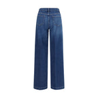 Blue Cotton Relaxed Fit Jeans
