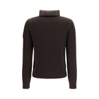 Brown Wool Oves Aries Full-Length Jacket
