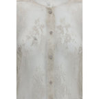 Beige Polyamide Blouse