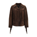 Brown Suede Leather Leather Jacket