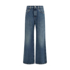 Blue Cotton Relaxed Fit Jeans