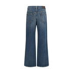 Blue Cotton Relaxed Fit Jeans