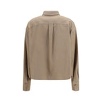 Beige Denim Shirt