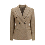 Beige Wool Oves Aries Full-Length Jacket