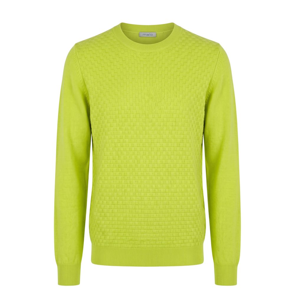 Green Wool Men's Sweater