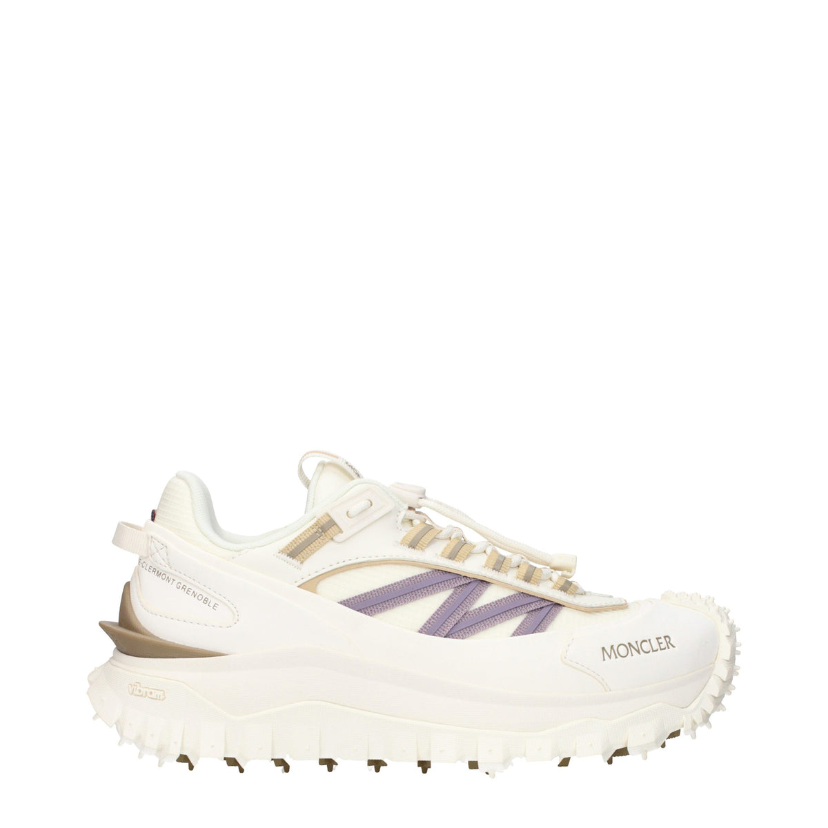 White Fabric Athletic Sneakers