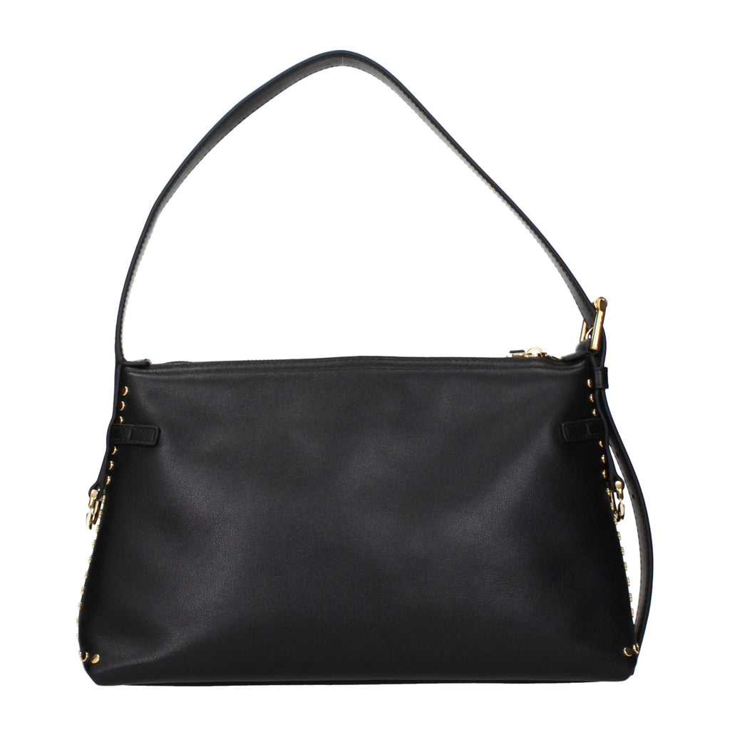 Black Leather Shoulder Bag