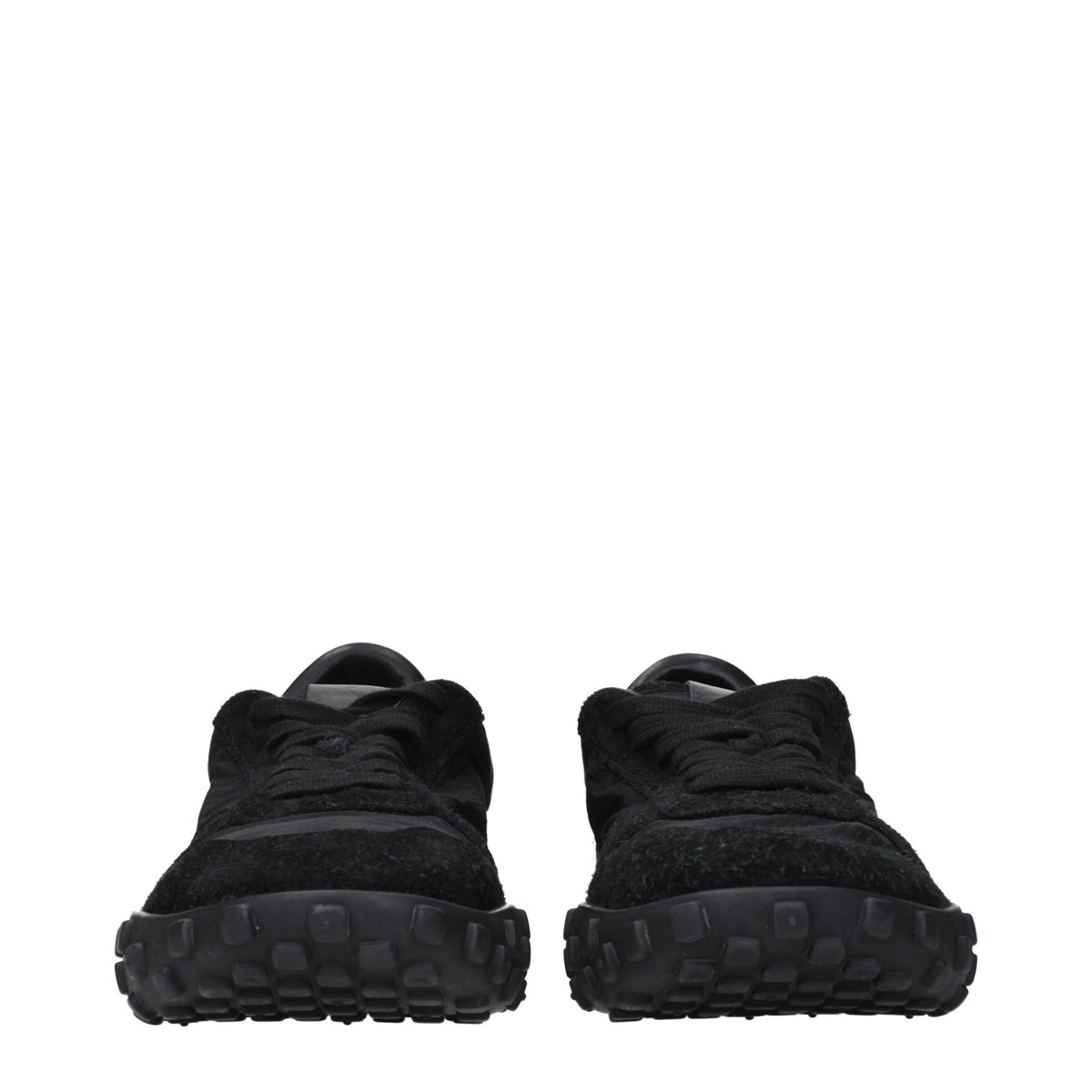 Black Fabric Sneakers