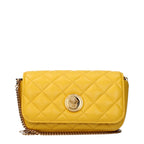 Yellow Leather Crossbody Bag