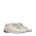 Beige Leather Sneakers