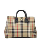 Beige Fabric Handbag