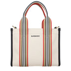 Beige Fabric Handbag