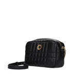 Black Leather Crossbody Bag