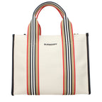 Beige Fabric Handbag