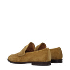 Brown Leather Slip-On Loafers