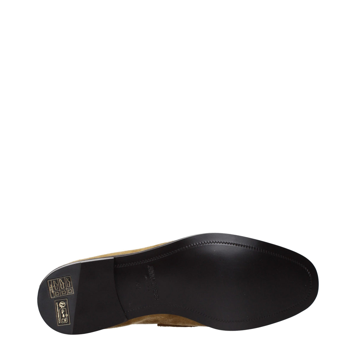 Brown Leather Slip-On Loafers