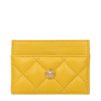 Yellow Leather Cardholder