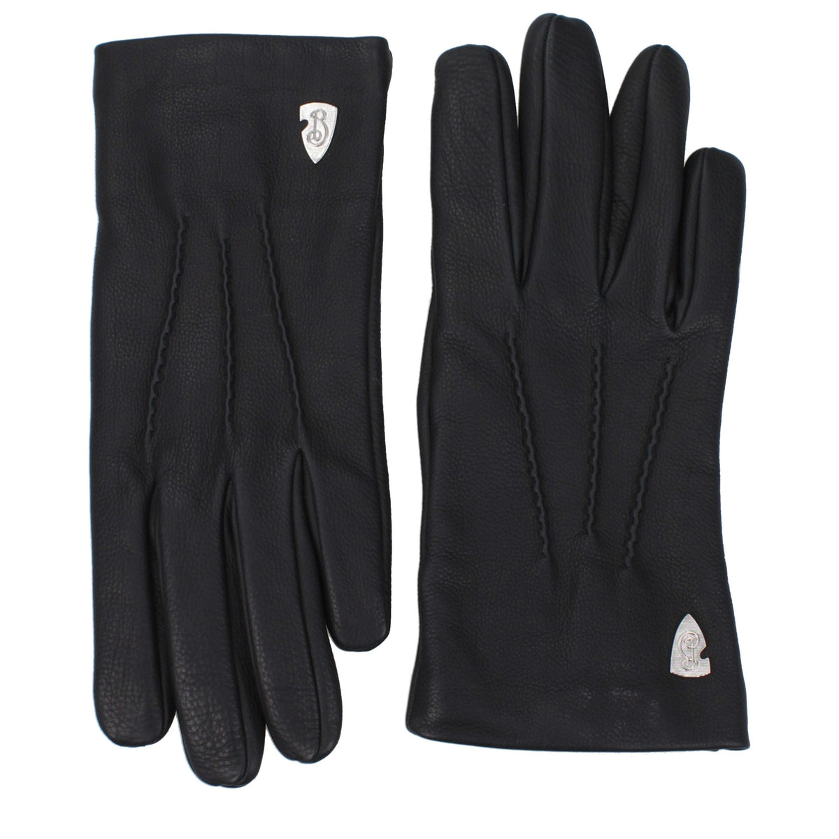 Black Leather Gloves